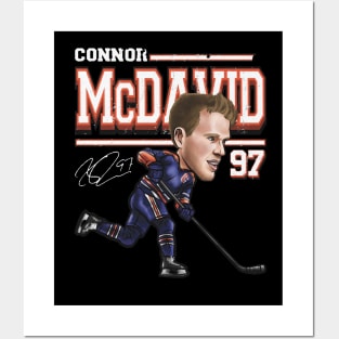 Connor McDavid Edmonton Cartoon Posters and Art